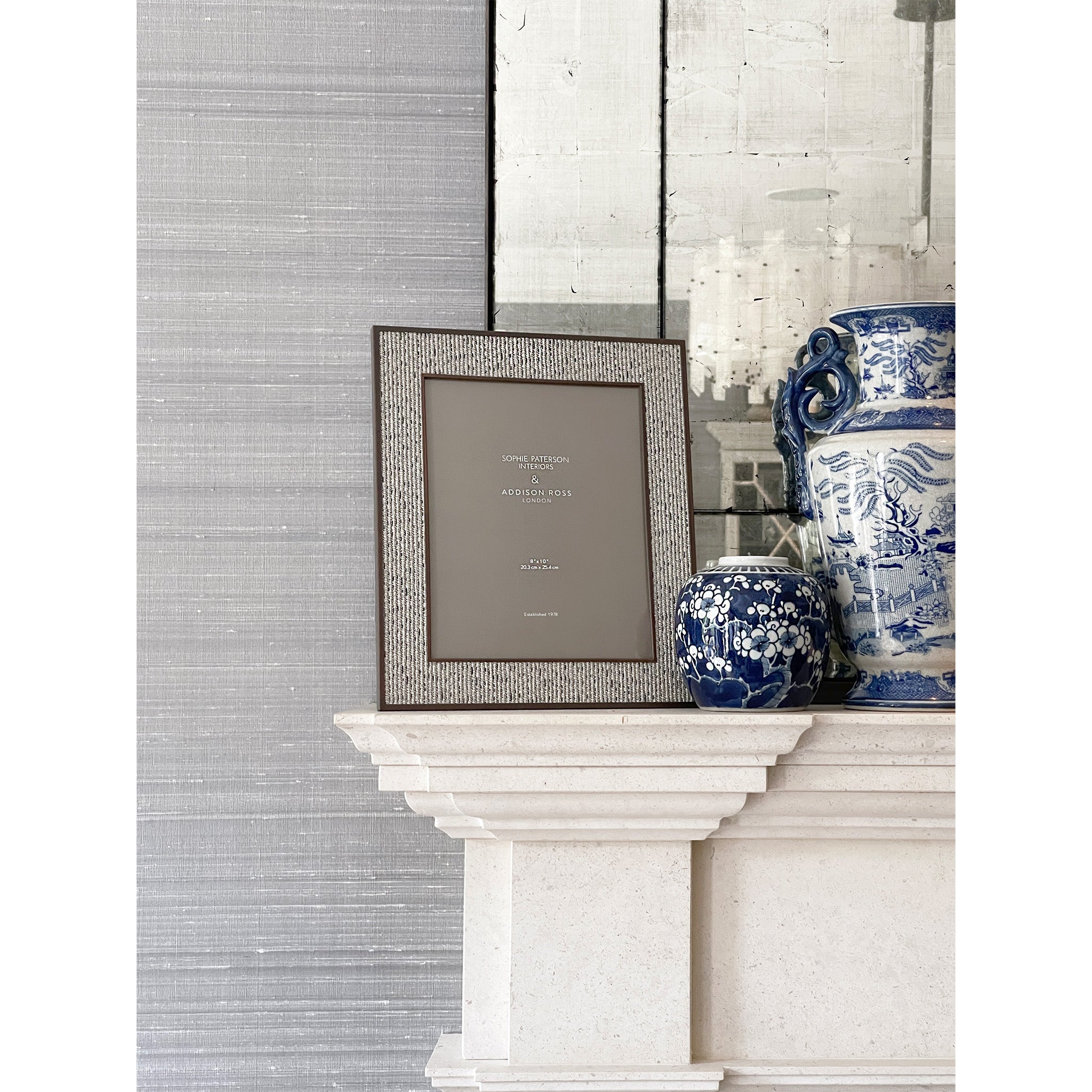 Sophie Paterson Grey Tweed Photo Frame